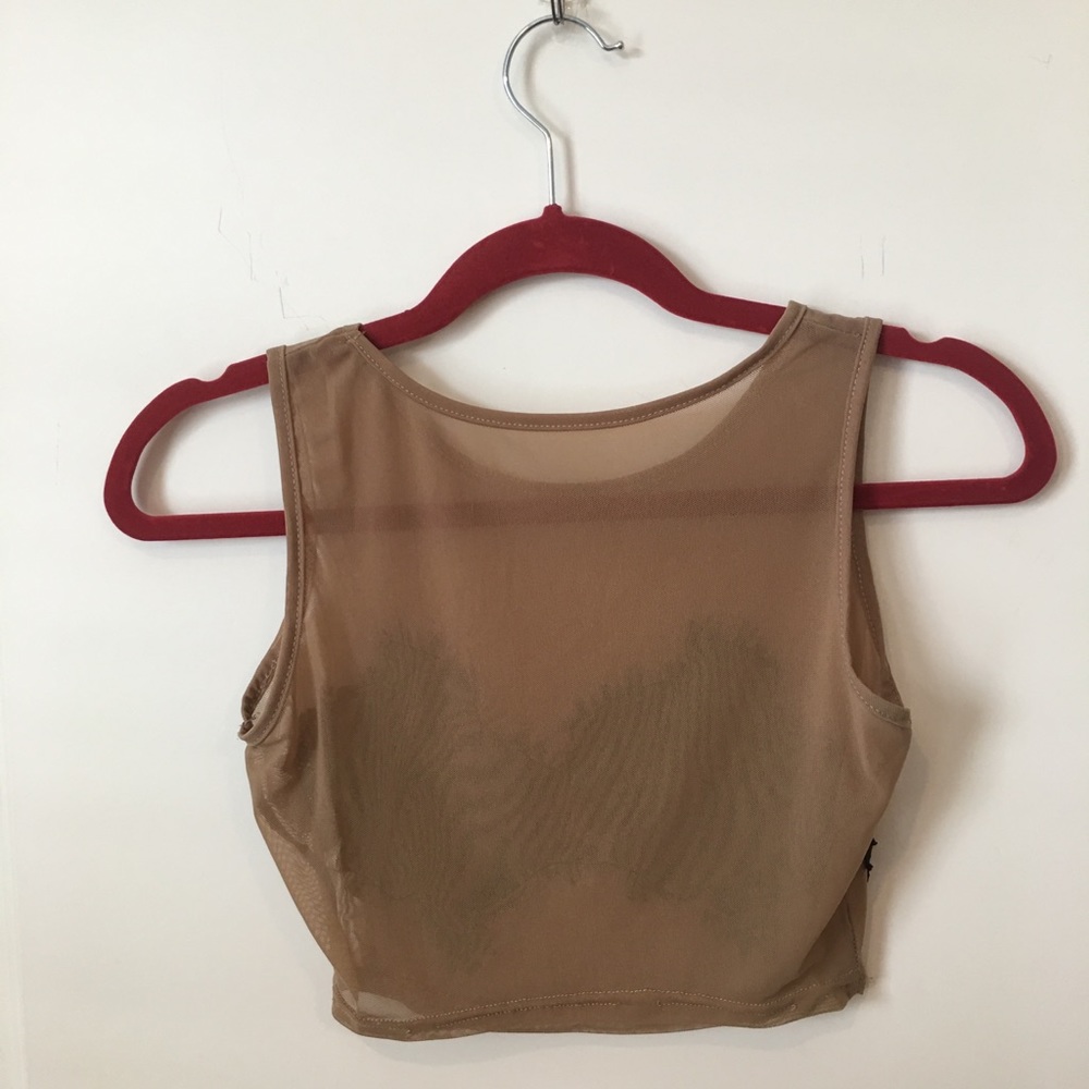 LF lace crop top